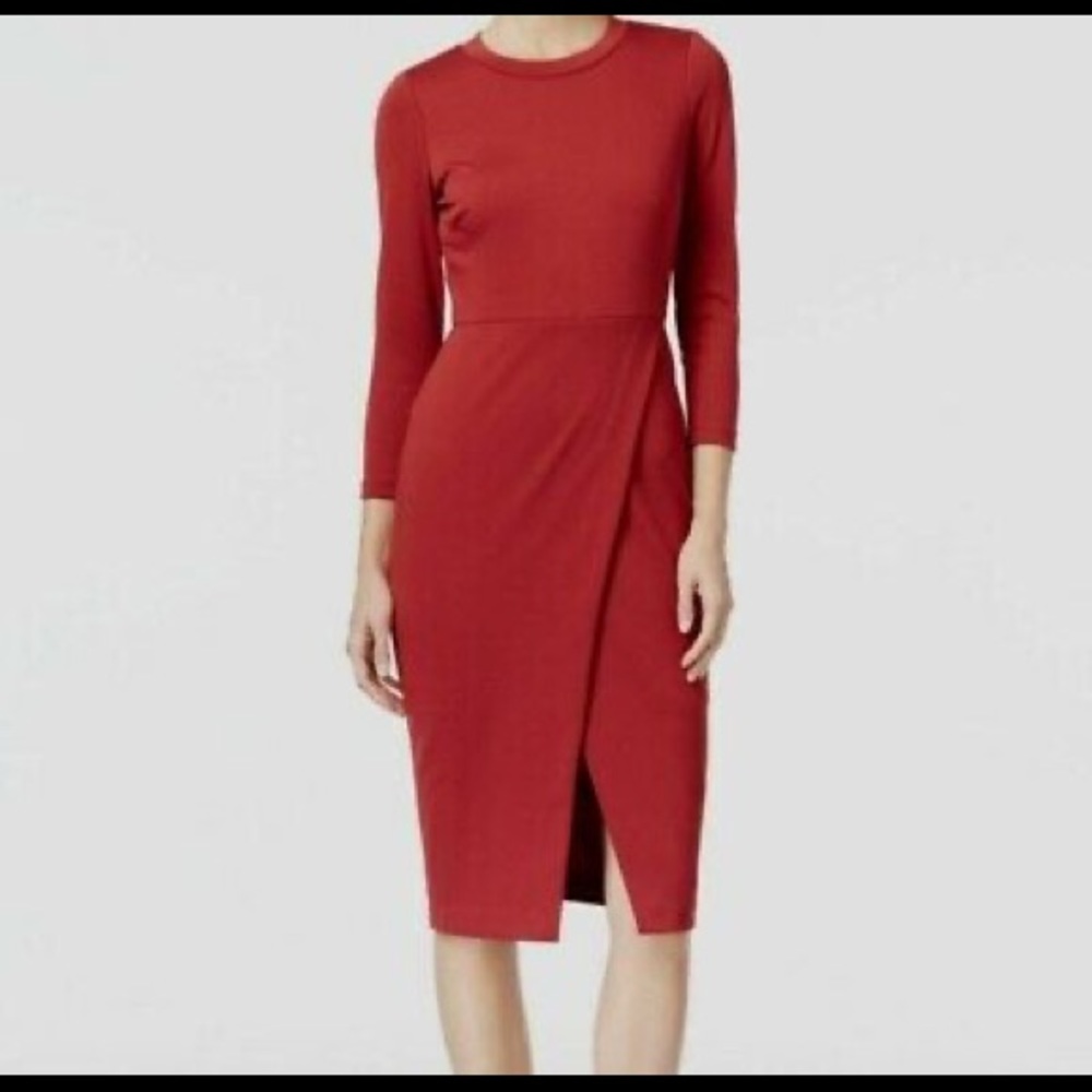Chic Catherine Malandrino Borscht Red Dress, Size 4 NWT